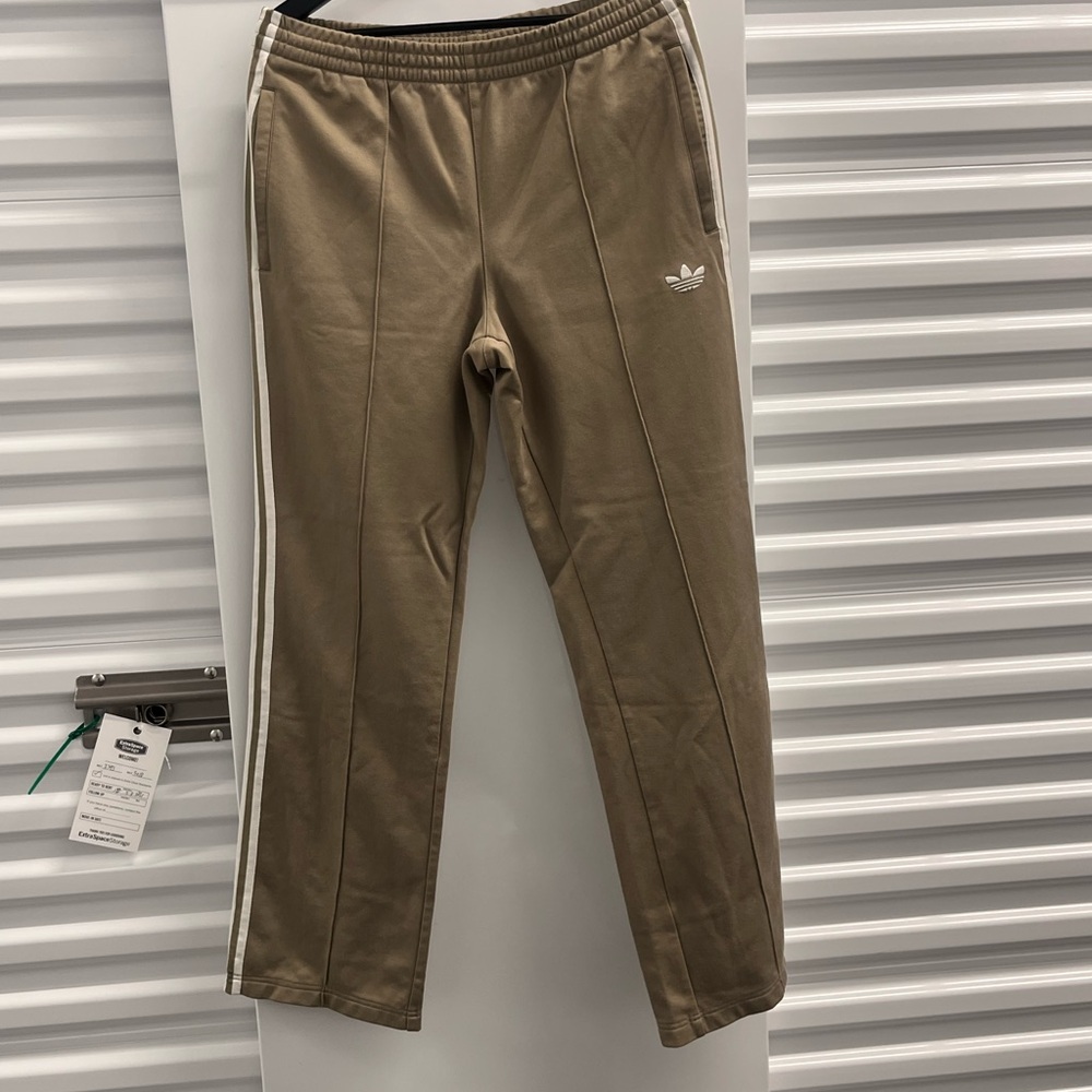 Adidas Men's Tan Track Pants Vintage-style Size L